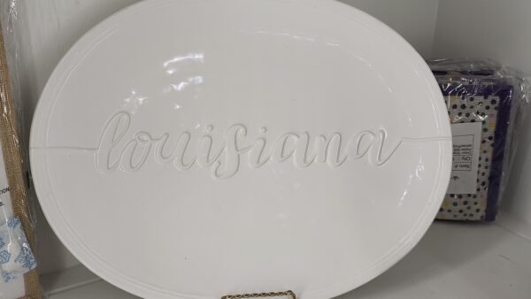 White Louisiana Platter