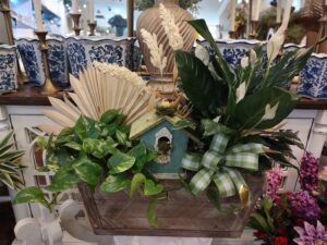 DOUBLE WOODEN PLANTER
